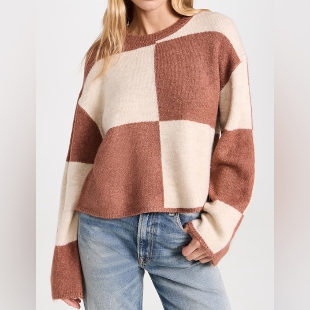 z supply colorblock sweater
